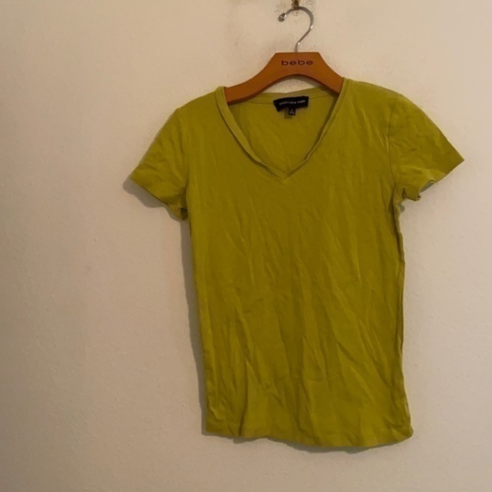 JONES NEW YORK GREEN SHORT SLEEVE SHIRT XS